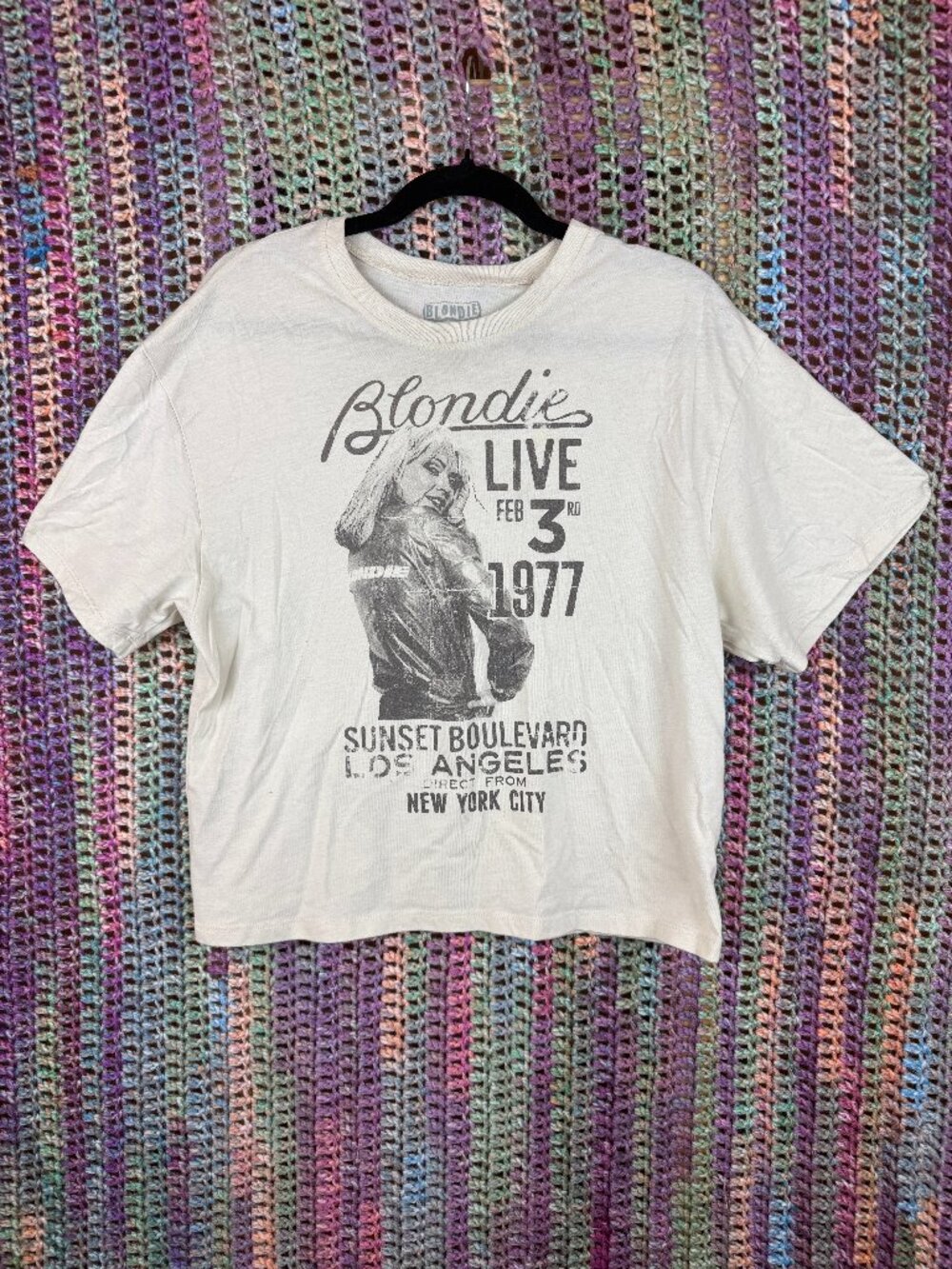 Blondie Cropped T-Shirt (Size M 8-10)